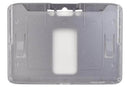 B-Holder Metallic Gray Rigid Hard Plastic Horizontal Holder 3.38" x 2.13" 1840-6657 - All Things Identification