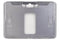 B-Holder Metallic Gray Rigid Hard Plastic Horizontal Holder 3.38" x 2.13" 1840-6657 - All Things Identification