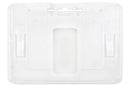 B-Holder White Rigid Hard Plastic Horizontal Holder, 3.38" x 2.13" 1840-6658 - All Things Identification