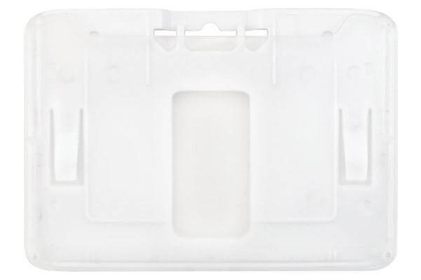 B-Holder White Rigid Hard Plastic Horizontal Holder, 3.38" x 2.13" 1840-6658 - All Things Identification