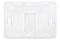 B-Holder White Rigid Hard Plastic Horizontal Holder, 3.38" x 2.13" 1840-6658 - All Things Identification