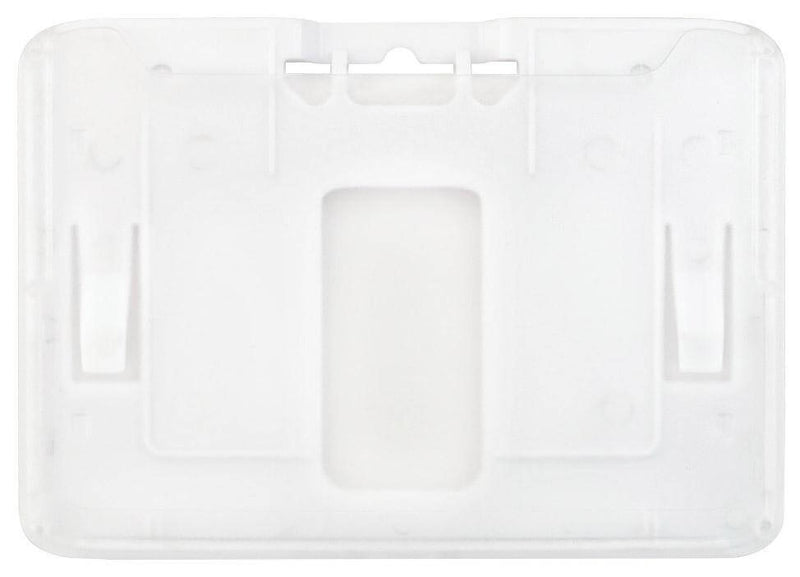 B-Holder White Rigid Hard Plastic Horizontal Holder, 3.38" x 2.13" 1840-6658 - All Things Identification
