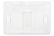 B-Holder White Rigid Hard Plastic Horizontal Holder, 3.38" x 2.13" 1840-6658 - All Things Identification