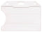 Open Faced Card Holder - 100 Badge Holders 1840-8110 - All Things Identification