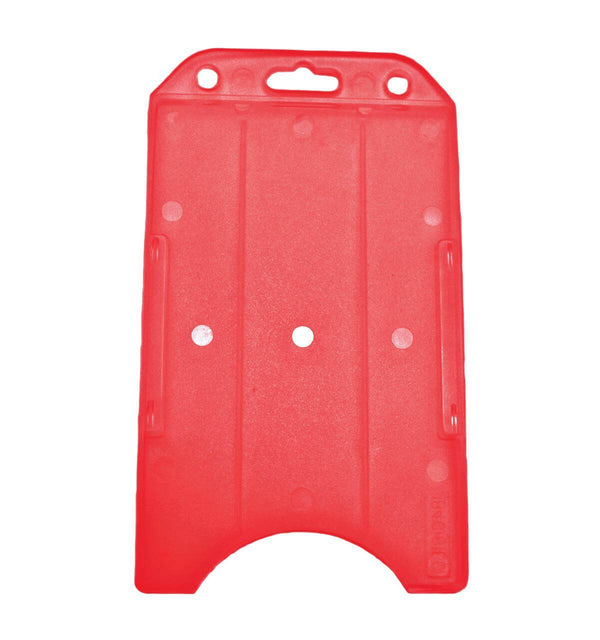 Open Faced Card Holder - 100 Badge Holders 1840-8166 - All Things Identification