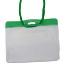 Green Event Badges - Government- Military Size - 100 Badge Holders 1860-2804 - All Things Identification