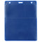 Royal Blue Vinyl Vertical Credential Wallet with Slot and Chain Holes 3" x 4.25" 1860-4003 - All Things Identification