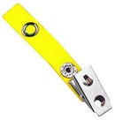 2-Hole Badge Clip with Yellow Strap - 500 - All Things Identification