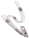 2-Hole Badge Clip with Double Strap - 500 - All Things Identification