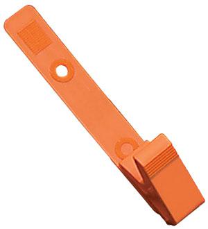 Orange All Plastic Badge Clip - 100 - All Things Identification