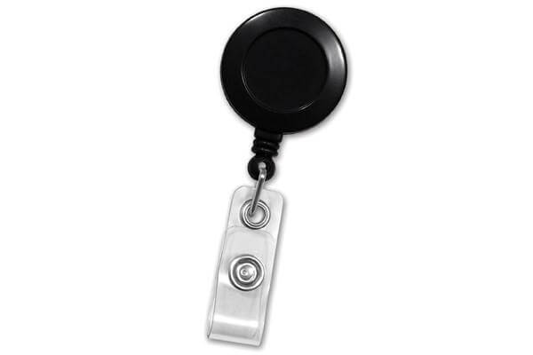 Badge Reel with Clear Vinyl Strap | Belt Clip - All Things Identification