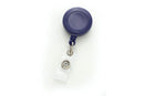 Royal Blue Badge Reel with Clear Vinyl Strap | Belt Clip - 25 - All Things Identification