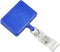 Royal Blue Rectangle Badge Reel - 25 - All Things Identification