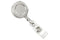 Chrome (Plastic) Badge Reel with Clear Vinyl Strap | Spring Clip - 25 - All Things Identification