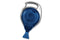 Translucent Blue Proreel (Carabiner Style) with Card Clip | Belt Clip - 25 - All Things Identification