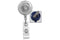 Translucent Badge Reel with Clear Vinyl Strap | Swivel Spring Clip - 25 - All Things Identification