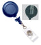 Royal Blue Badge Reel with Clear Vinyl Strap | Swivel Spring Clip - 25 - All Things Identification