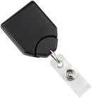Black B-REEL| Badge Reel with swivel-clip with teeth - 25 - All Things Identification