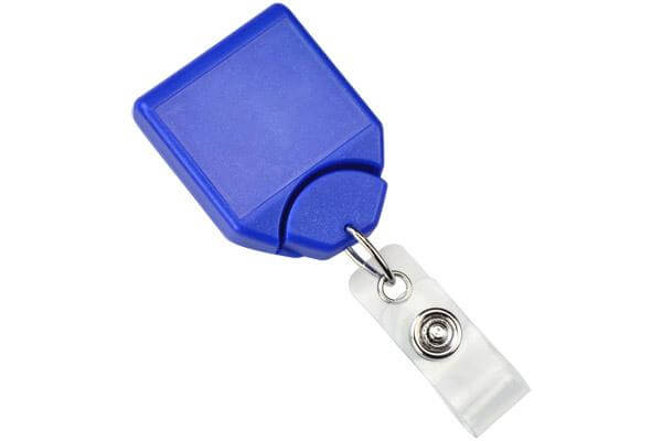 Metallic Blue B-REEL| Badge Reel With Swivel Belt Clip - 25 - All Things Identification