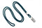 Teal Round 1-8" Bulldog Clip Lanyards - All Things Identification