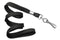 Black 3-8" Flat Woven Lanyard Swivel Hook - All Things Identification
