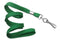 Green 3-8" Flat Woven Lanyard Swivel Hook - All Things Identification