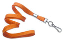 Orange 3-8" Flat Woven Lanyard Swivel Hook - All Things Identification