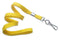 Yellow 3-8" Flat Woven Lanyard Swivel Hook - All Things Identification