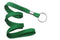 Green 3-8" Flat Woven Lanyard Split Ring - All Things Identification