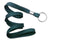 Teal 3-8" Flat Woven Lanyard Split Ring - All Things Identification