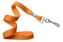Orange 5-8" Flat Woven Lanyard Swivel Hook - All Things Identification