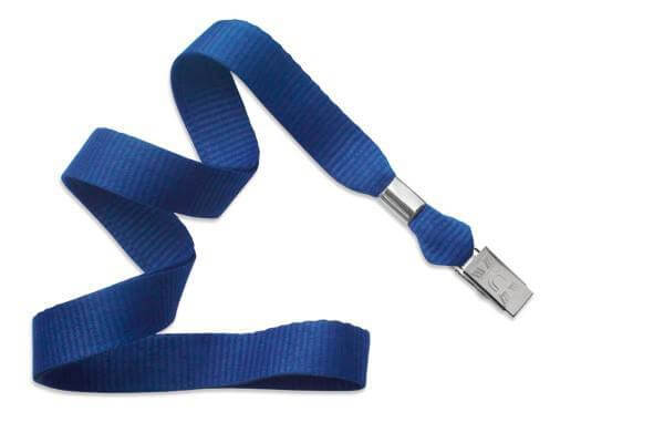 Royal Blue 5-8" Lanyard Bulldog Clip - All Things Identification