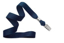 Navy Blue 5-8" Lanyard Bulldog Clip - All Things Identification