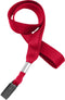 Red 5-8" Lanyard Bulldog Clip - All Things Identification