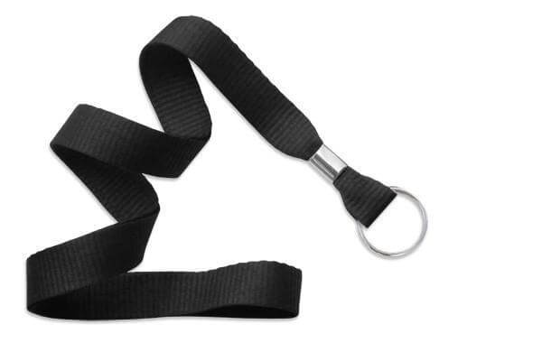 Black 5-8" Lanyard Split Ring - All Things Identification