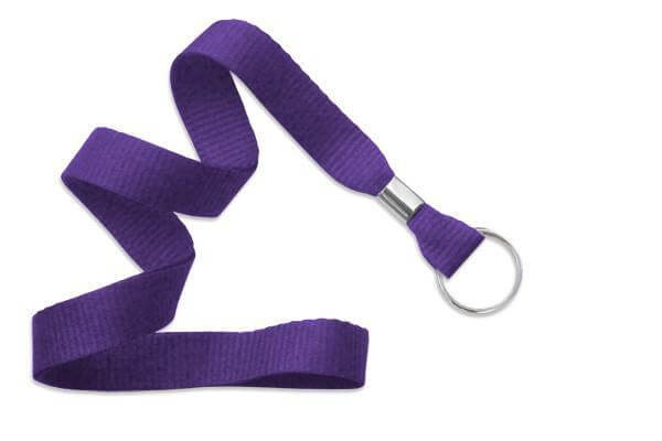 Purple 5-8" Lanyard Split Ring - All Things Identification