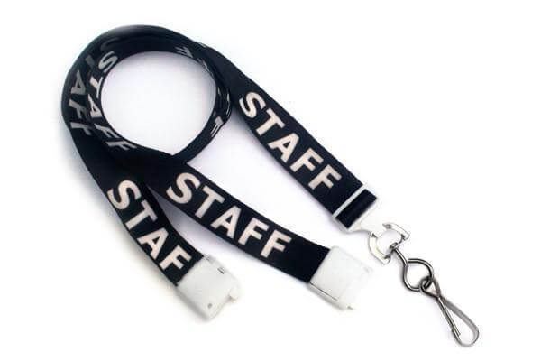 Black Staff Lanyards - All Things Identification