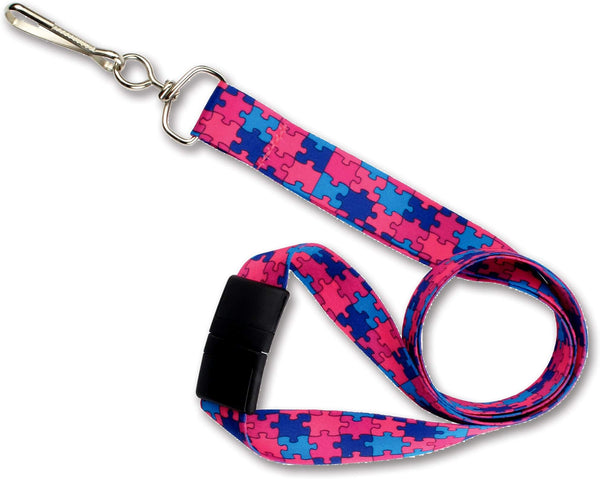 Autism Awareness Puzzle Lanyard 2138-5281 - All Things Identification