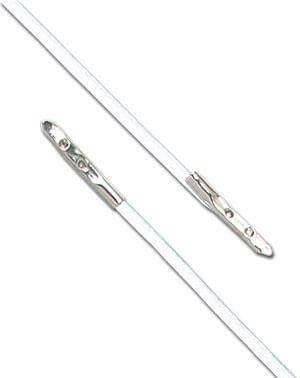 30” (762mm) White Elastic Neck Cord   Qty 1000 2140-1500 - All Things Identification