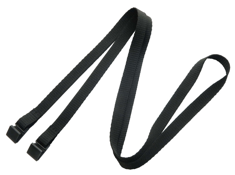 Double Clip Event Lanyards with Plastic Clips
