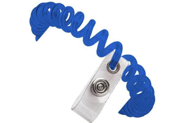 Blue Plastic Wrist Coil with Strap Qty 500 2140-6102 - All Things Identification