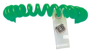 Green Plastic Wrist Coil with Strap Qty 500 2140-6104 - All Things Identification