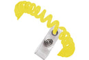 Yellow Plastic Wrist Coil with Strap Qty 500 2140-6109 - All Things Identification