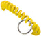 Yellow Plastic Wrist Coil with Key Ring Qty 500 2140-6309 - All Things Identification