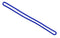 6” (153mm)  Flexible Plastic Loop Strap Qty 500 2410-2002 - All Things Identification