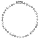 4 1-2” Nickel-Plated Steel Ball Chain  Qty 2500 2450-1000 - All Things Identification