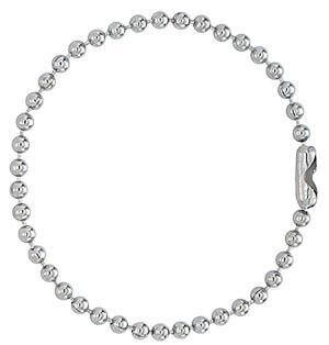 5” Nickel-Plated Steel Ball Chain Qty 1000 2450-1080 - All Things Identification