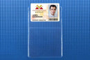 Vinyl Vertical Badge Holder with Slot and Chain Holes, 3" x 6" - All Things Identification