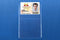 Vinyl Vertical Badge Holder with Slot and Chain Holes, 3" x 6" - All Things Identification