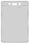 Vertical Vinyl Clear ID Badge Holders 4"x3" - All Things Identification